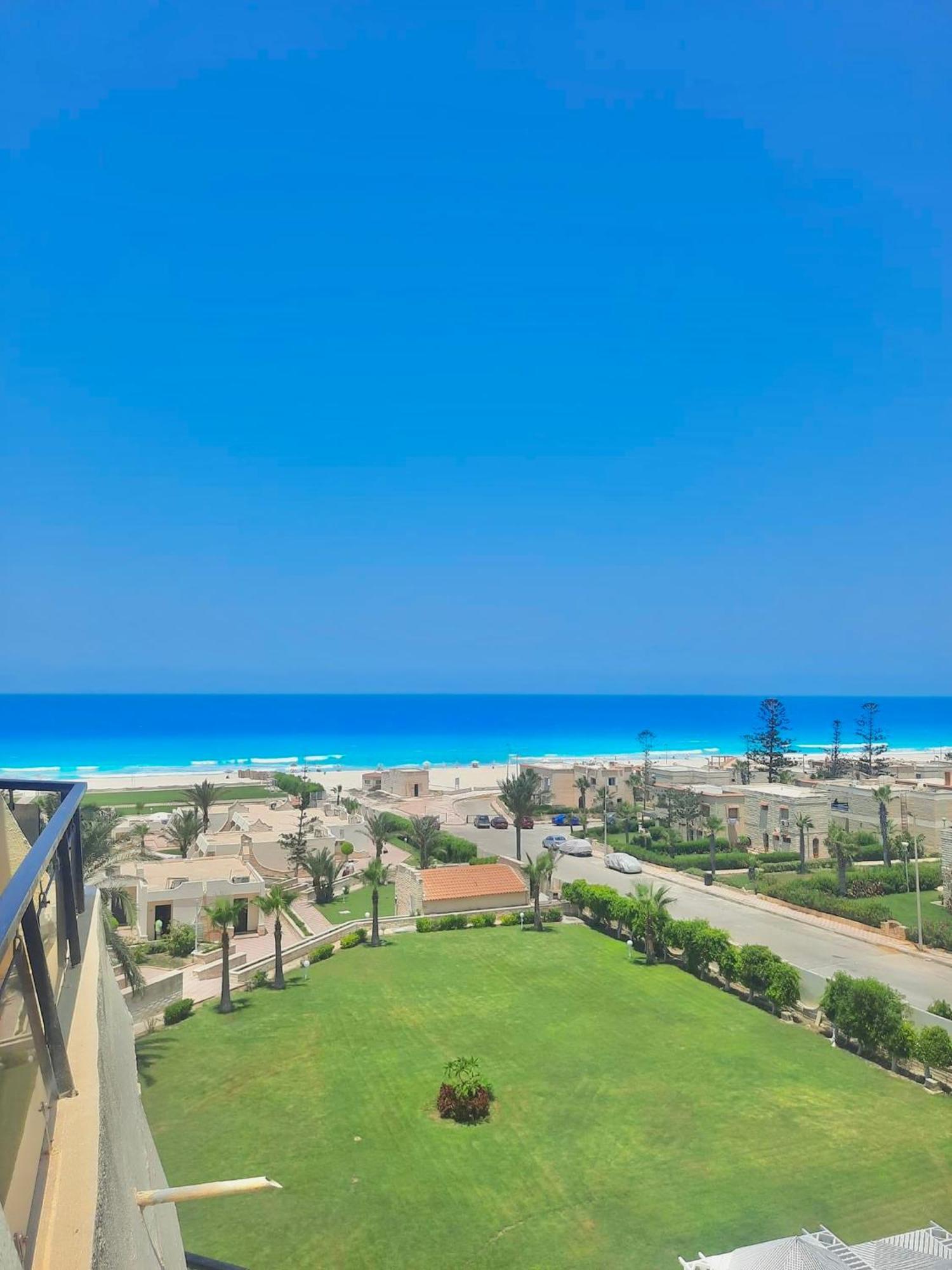Borg El Arab Beach Resort Buitenkant foto View of the Mediterranean Sea from the city